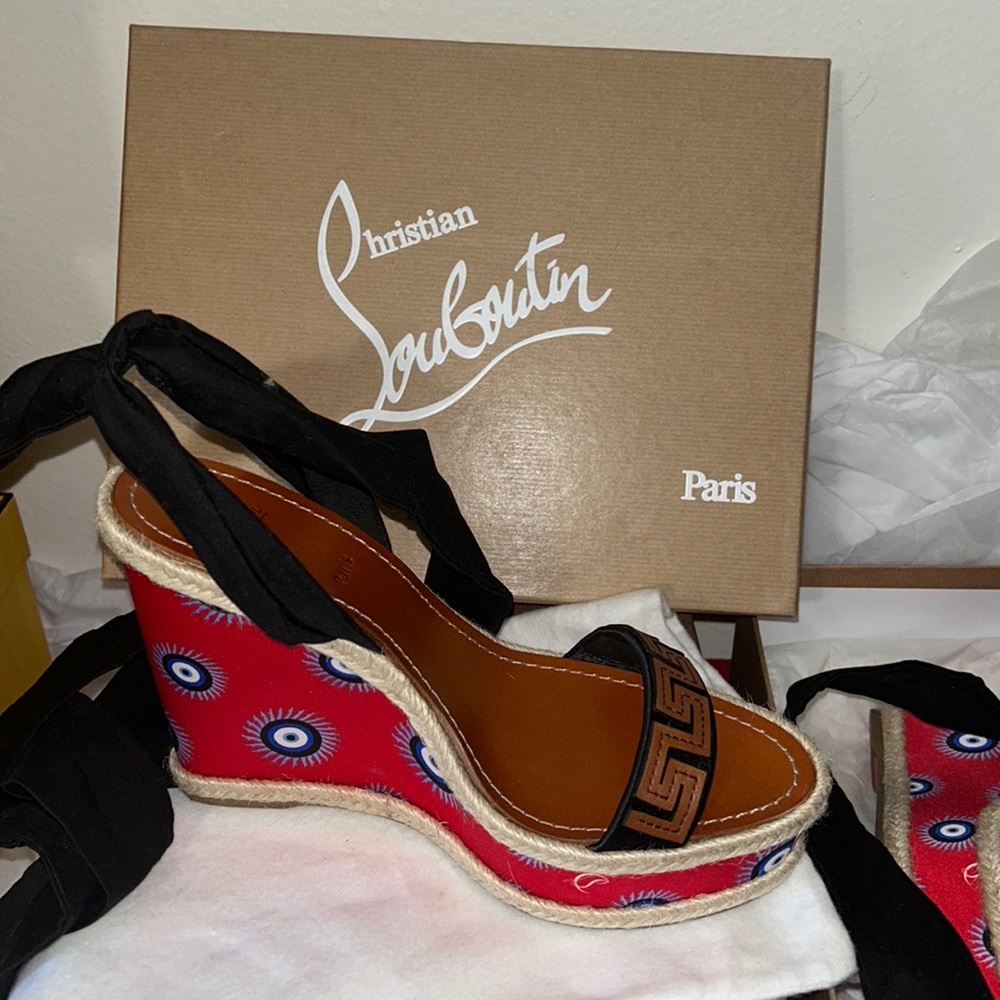 Christian Louboutin Athina Des Cyclades wedges